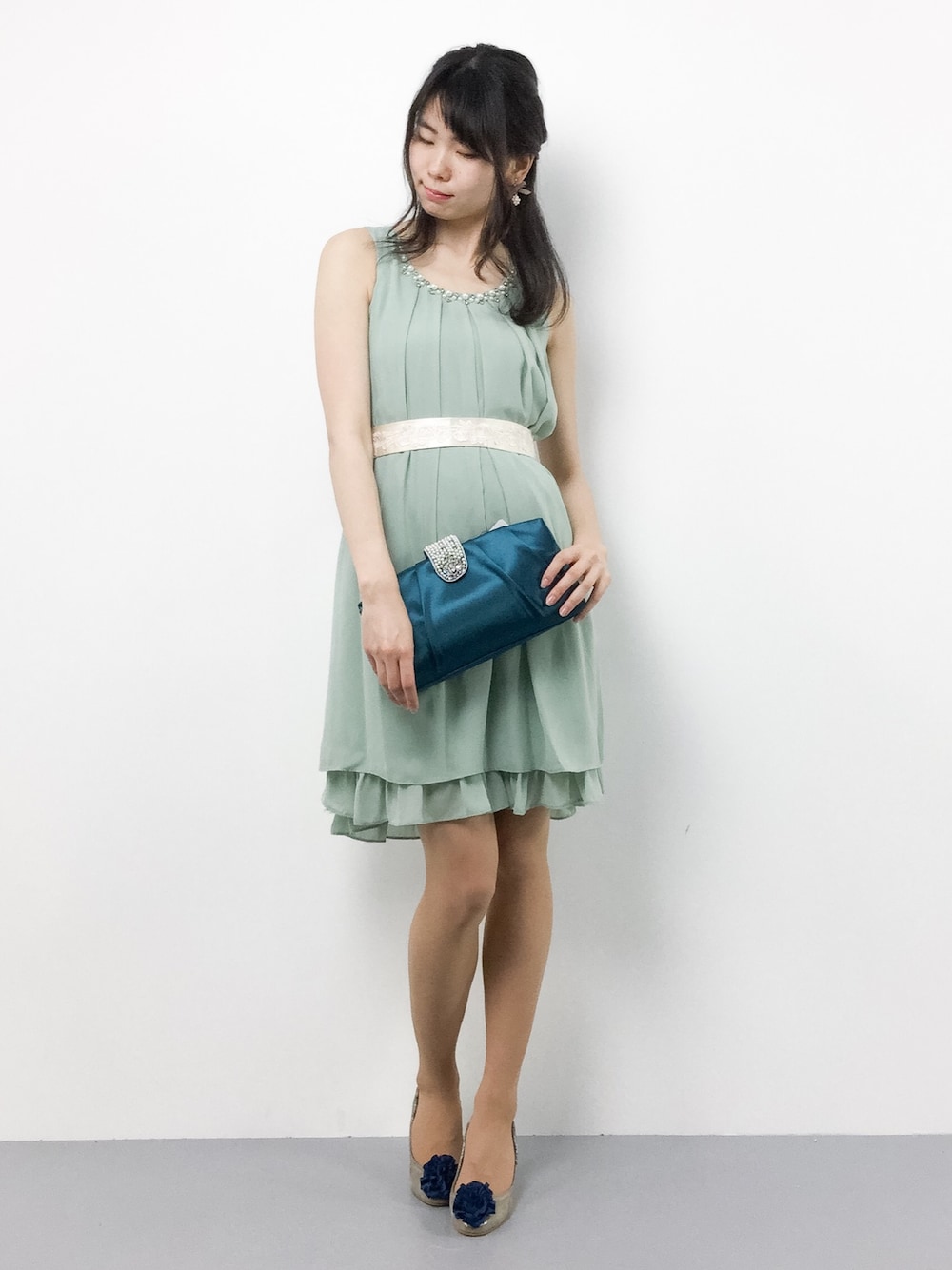 axes femme（アクシーズファム）の「バックバラスリットドレス