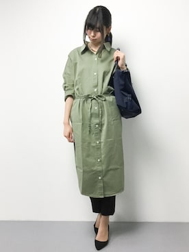 「LUC DNM （ラックデニム）のアイテム」を使った、miyaseさん（レディース・165cm）の夏コーディネート