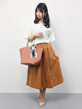 「cache cache（カシュ カシュ）のアイテム」を使った、miyaseさん（レディース・165cm・10代）の夏コーディネート