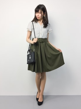 「PATTERN・fiona （パターンフィオナ）のアイテム（ワンピース/ドレス）」を使った、miyaseさん（レディース・165cm）の夏コーディネート