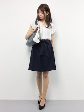 「PATTERN・fiona （パターンフィオナ）のアイテム（ワンピース/ドレス）」を使った、miyaseさん（レディース・165cm）の夏コーディネート