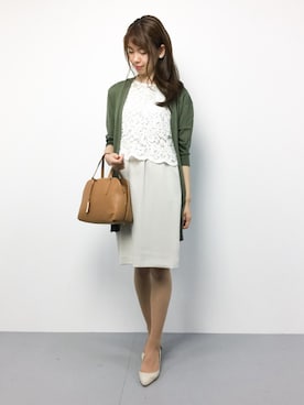 「M.deux（エムドゥ）のアイテム（バッグ）」を使った、miyaseさん（レディース・165cm）の秋コーディネート