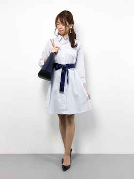 「PATTERN・fiona （パターンフィオナ）のアイテム（ワンピース/ドレス）」を使った、miyaseさん（レディース・165cm）の秋コーディネート