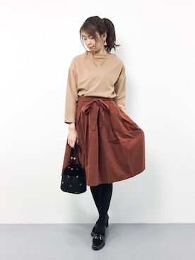 miyaseさん（レディース・165cm）の秋コーディネート