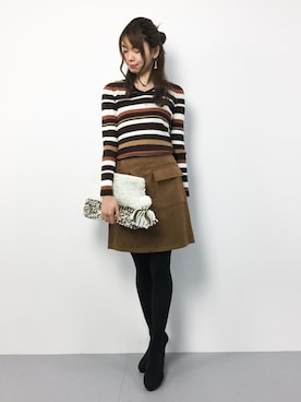 miyaseさん（レディース・165cm）の秋コーディネート