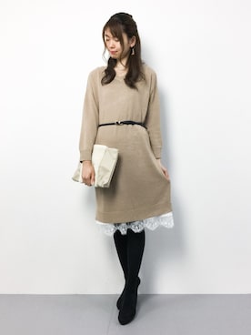 miyaseさん（レディース・165cm）の秋コーディネート