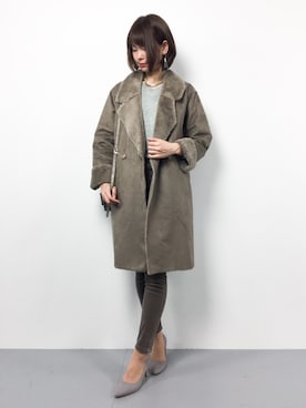 miyaseさん（レディース・165cm）の冬コーディネート