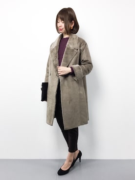 miyaseさん（レディース・165cm）の冬コーディネート