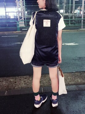 「NOWHAW（ノウハウ）のアイテム」を使った、SUEさん（レディース・149cm）の夏コーディネート