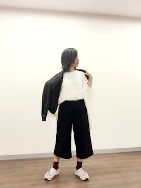 「1％（イチ パーセント）のアイテム」を使った、SUEさん（レディース・150cm）の秋コーディネート