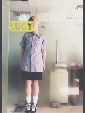 「アイテム（タイツ/ストッキング）」を使った、Lucyさん（レディース・160cm・20代）の夏コーディネート