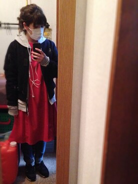 mariaさん（レディース・155cm）の冬コーディネート