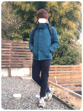 「HERE'S（HERE'S）のアイテム（ジャケット/アウター）」を使った、ひろさん（メンズ・172cm）の冬コーディネート
