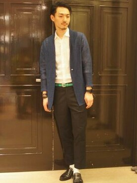 「URBAN RESEARCH（アーバンリサーチ）のアイテム（レッグウェア）」を使った、takuさん（メンズ・178cm）の春コーディネート