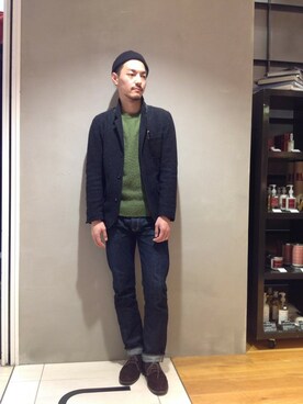 takuさん（メンズ・178cm）の冬コーディネート