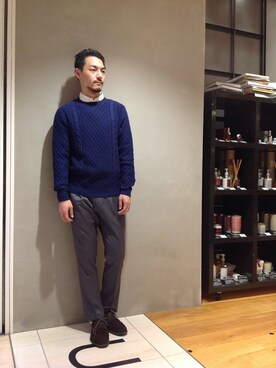 takuさん（メンズ・178cm）の冬コーディネート