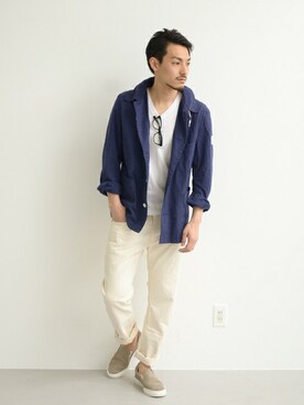 「URBAN RESEARCH（アーバンリサーチ）のアイテム（カバーオール）」を使った、takuさん（メンズ・178cm）の春コーディネート