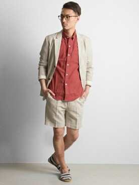 takuさん（メンズ・178cm）の夏コーディネート