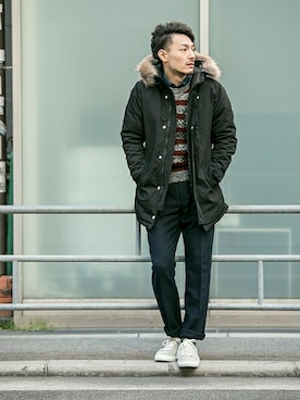 takuさん（メンズ・178cm）の冬コーディネート