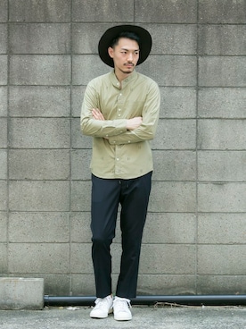 「URBAN RESEARCH（アーバンリサーチ）のアイテム（ハット）」を使った、takuさん（メンズ・178cm）の夏コーディネート