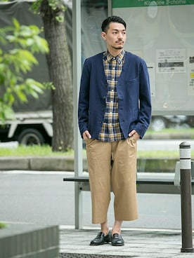 「ウエスタンシャツ」｜「アイテム（その他アウター）」を使った、takuさん（メンズ・178cm）の秋コーディネート