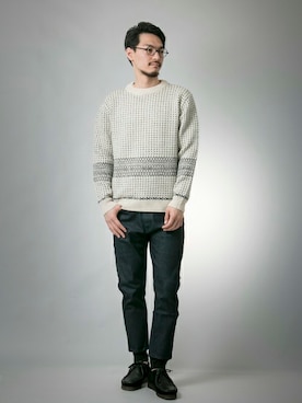 「URBAN RESEARCH（アーバンリサーチ）のアイテム（ブーツ）」を使った、takuさん（メンズ・178cm）の冬コーディネート