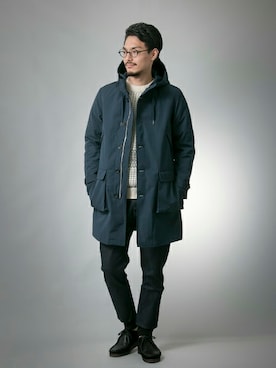 「URBAN RESEARCH（アーバンリサーチ）のアイテム（ブーツ）」を使った、takuさん（メンズ・178cm）の冬コーディネート