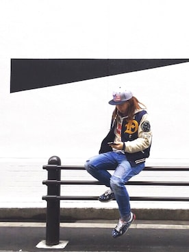 「DISSIZIT!（ディスイズイット）のアイテム」を使った、Tatsuyaxさん（メンズ・170cm）の春コーディネート