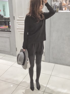 「MUSE（ミューズ）のアイテム（パンツ）」を使った、m7mさん（レディース・157cm）の秋コーディネート