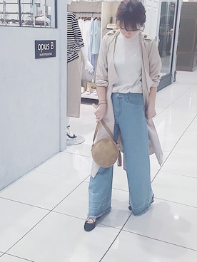 m7mさん（レディース・157cm）の春コーディネート