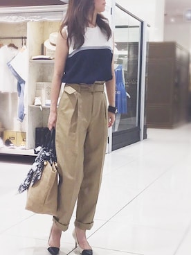 m7mさん（レディース・157cm）の春コーディネート