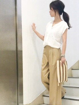 m7mさん（レディース・157cm）の夏コーディネート