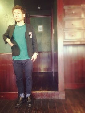 「アイテム（その他シューズ）」を使った、新庄 健太【PRESENCE】さん（メンズ・160cm）の冬コーディネート