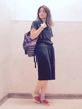 「Munich（ミューニック）のアイテム」を使った、SEA BERTHさん（レディース・163cm）の夏コーディネート