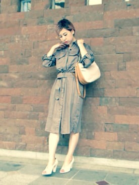 「CHEMBUR（チェンバー）のアイテム」を使った、SEA BERTHさん（レディース・163cm）の夏コーディネート