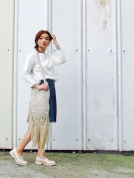 「Diego Bellini（ディエゴベリーニ）のアイテム」を使った、SEA BERTHさん（レディース・163cm）の秋コーディネート