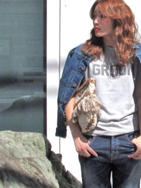 「TODAYFUL（トゥデイフル）のアイテム（デニムジャケット）」を使った、SEA BERTHさん（レディース・163cm）の秋コーディネート