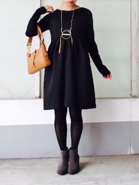 「JUN OKAMOTO（ジュンオカモト）のアイテム」を使った、SEA BERTHさん（レディース・163cm）の秋コーディネート