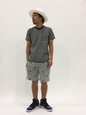 「BASECONTROL（ベースコントロール）のアイテム（トップス）」を使った、B-chanさん（メンズ・168cm）の春コーディネート