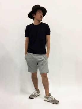 「JOURNAL STANDARD relume（ジャーナルスタンダード　レリューム）のアイテム（その他シューズ）」を使った、B-chanさん（メンズ・168cm）の春コーディネート