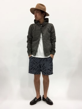 「soe（ソーイ）のアイテム（その他パンツ）」を使った、B-chanさん（メンズ・168cm）の春コーディネート