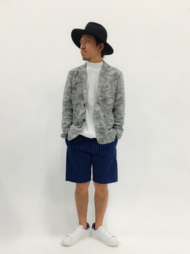 「AZUL by moussy（アズールバイマウジー）のアイテム（その他アウター）」を使った、B-chanさん（メンズ・168cm）の春コーディネート