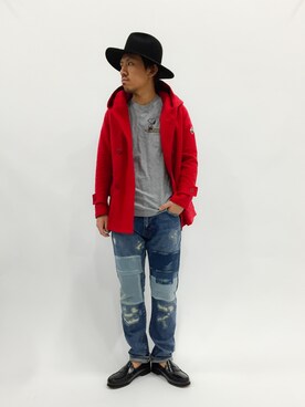 「EDITION（エディション）のアイテム（ブルゾン）」を使った、B-chanさん（メンズ・168cm）の春コーディネート