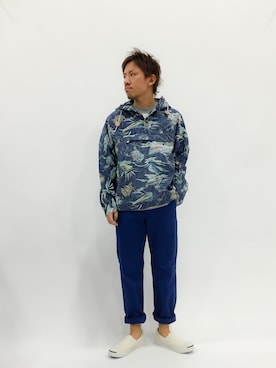 「SHIPS JET BLUE（シップスジェットブルー）のアイテム（ブルー系）」を使った、B-chanさん（メンズ・168cm）の春コーディネート