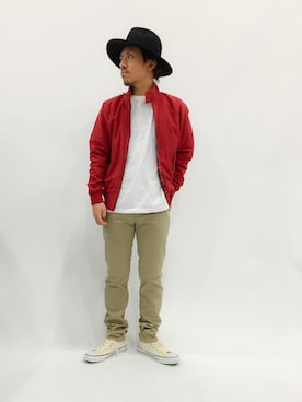 「Journal Standard TRISECT（トライセクト）のアイテム（ブルゾン）」を使った、B-chanさん（メンズ・168cm）の春コーディネート