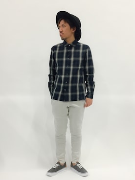「SHIPS Days（シップスデイズ）のアイテム（パンツ）」を使った、B-chanさん（メンズ・168cm）の春コーディネート