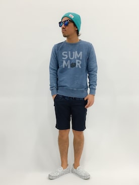 「CHAPTER WORLD select （チャプターワールドセレクト）のアイテム（帽子）」を使った、B-chanさん（メンズ・168cm）の春コーディネート