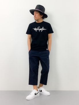 「TOMMY HILFIGER（トミーヒルフィガー）のアイテム（チノパンツ）」を使った、B-chanさん（メンズ・168cm）の夏コーディネート