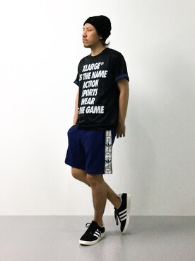 Adidas Originals By Nigo ハーフパンツ 25 Logo Shorts を使った人気ファッションコーディネート Wear