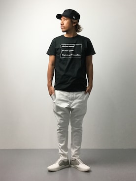 「mercibeaucoup,（メルシーボークー）のアイテム（パンツ）」を使った、B-chanさん（メンズ・168cm）の夏コーディネート